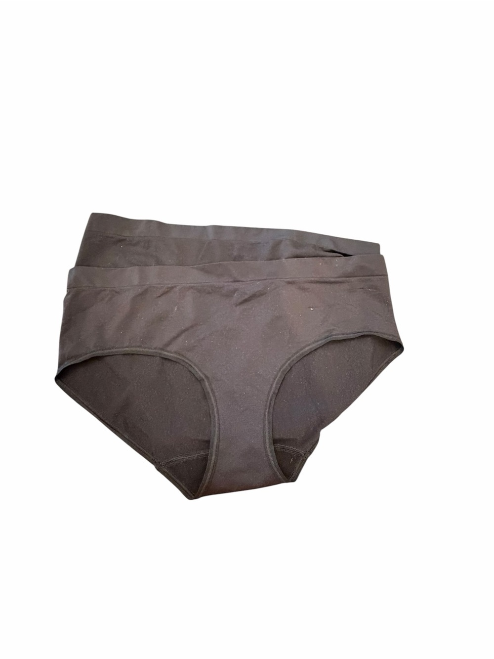 Jockey Women's Mid Rise Brief Black 2 Pk Size Large Stretch Hipster NEW Comfort